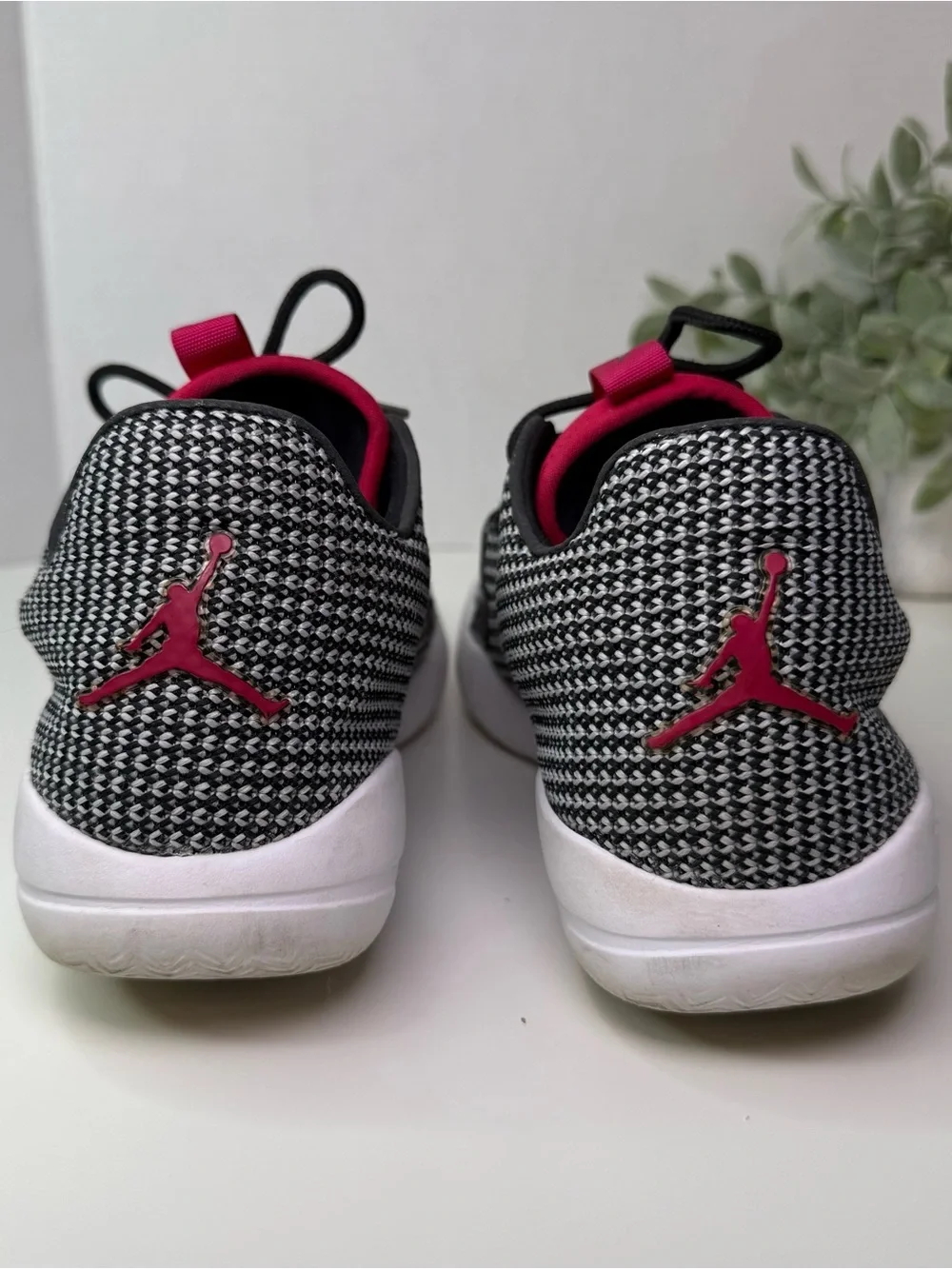 Air Jordan Boys Eclipse GG Black & White Athletic Shoes Sneakers Lace Up Size 9Y